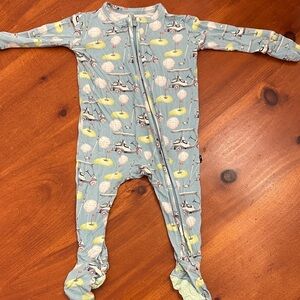 Golf Baby Footie Bamboo Pajamas